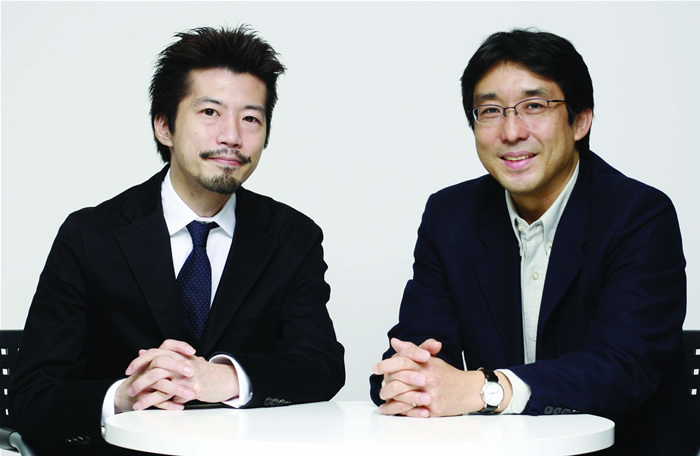 右：東京大学大学院情報学環教授　佐倉統氏。左：関心空間代表取締役　前田邦宏氏。