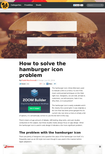 図1　ハンバーガーアイコンの問題と解決策