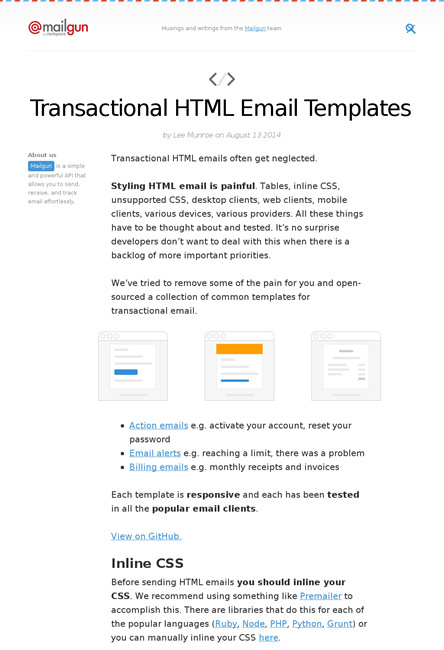 図5　レスポンシブなHTMLメールのテンプレート