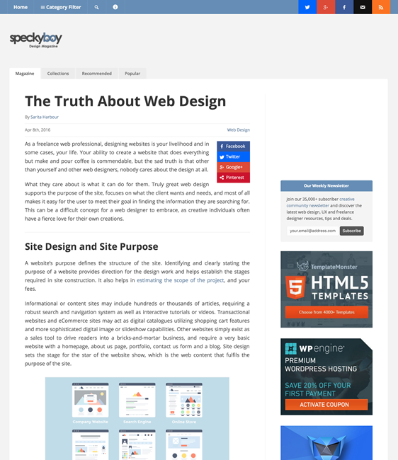 図4　Webデザインの真実について