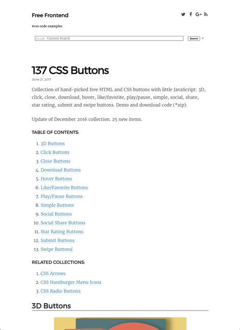 図3　CSSボタンのコーディング例を大量に紹介