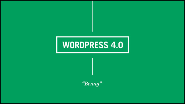 はじめまして、WordPress4.0「ベニー」です