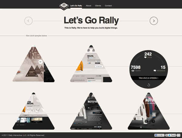 HTML5を中心に構築された『Rally Interactive』