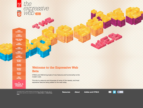 HTML5とCSS3をフィーチャーした『The Expressive Web』