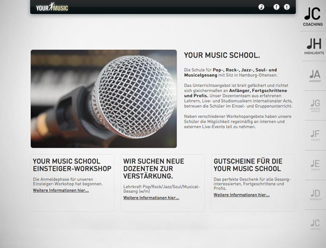 図3　ナビゲーションの操作に音声を利用する『YOUR MUSIC SCHOOL - Vocalcoaching』