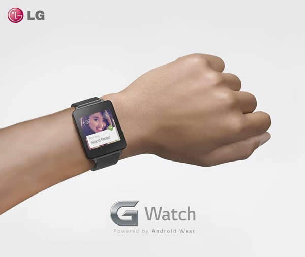 シンプルなデザインが特徴のLG G Watch