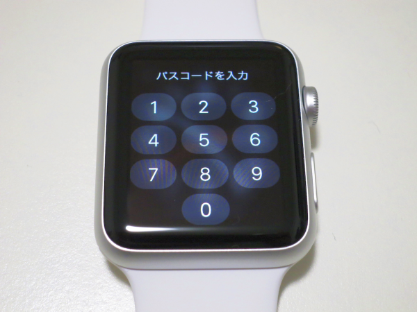 Apple Watchのロック画面