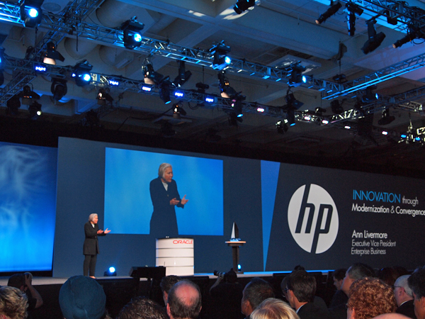 Hewlett-Packard Exective Vice President, Enterprise Business, Ann Livermore氏。
