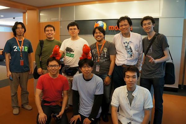 Mozilla Taiwanでの集合写真