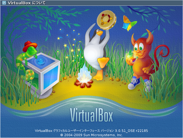 図2　VirtualBox 3.0.51 OSE r22185