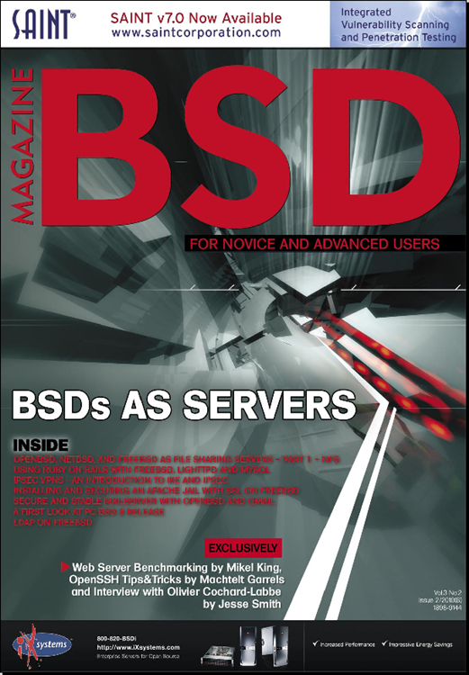 図1　BSD magazine 2010/02号- BSDs AS SERVERS