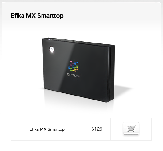 図1　EFIKA MX Smarttop（製品サイトより抜粋）