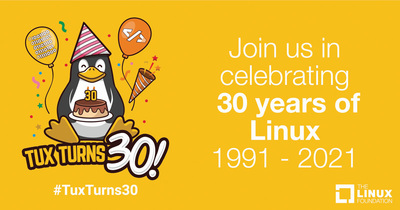 Linux 30周年記念イメージ