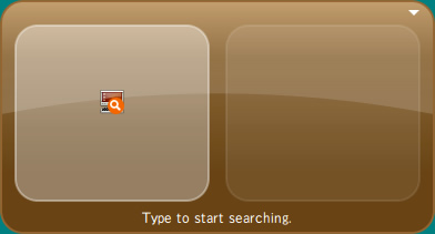 図3　GNOME Doの初期画面