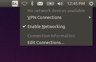 図3　Liveセッションではドライバの都合上無線LANが使えないため、ネットワークに接続することができない