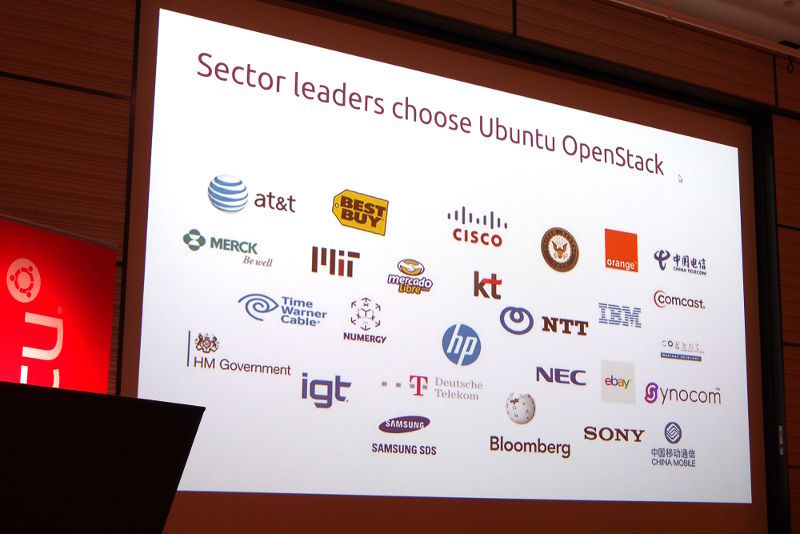 図5 本番環境でUbuntuとOpenStackを使っている企業