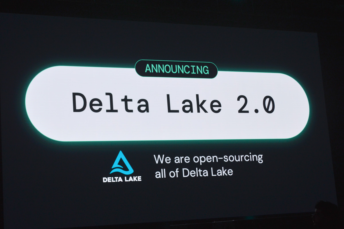 Delta Lake 2.0が2022年末にリリースされることが発表された