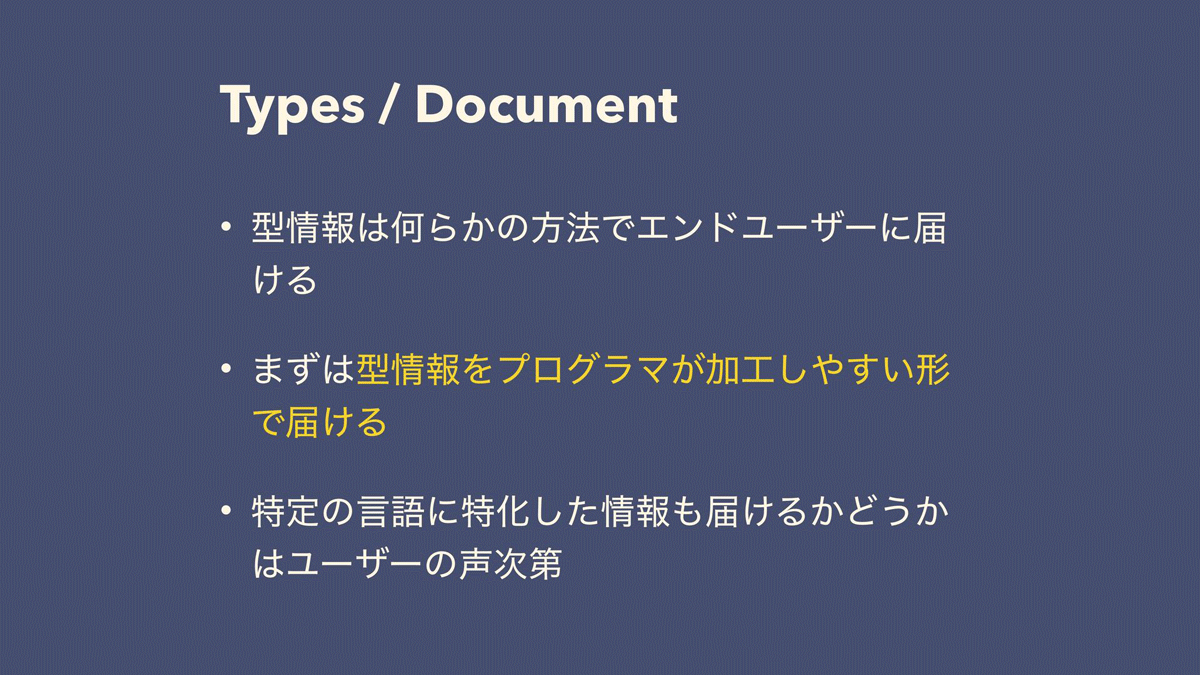Types/ Document