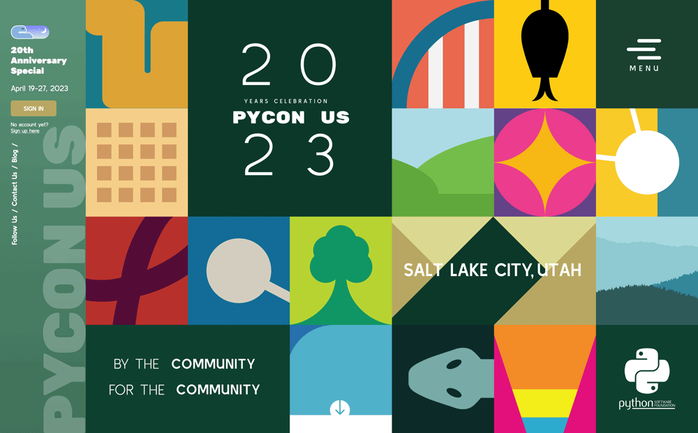 PyCon US 2023 Webサイト