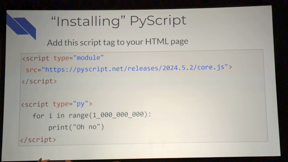 PyScriptを導入