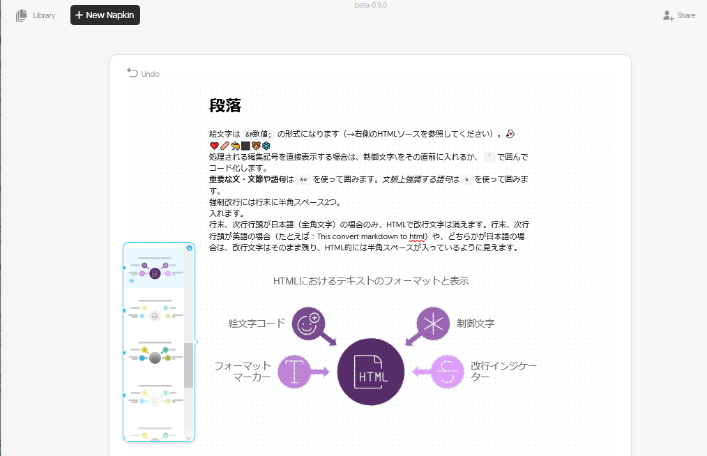 Napkin AIを使って日本語のテキストから構成図を生成