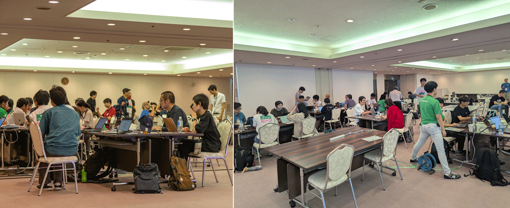 スプリントの様子