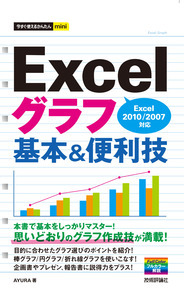 「今すぐ使えるかんたんmini
Excelグラフ　基本＆便利技[Excel 2010/2007対応]  サポートページ」のカバー画像