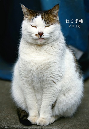 「ねこ手帳　2016」のカバー画像