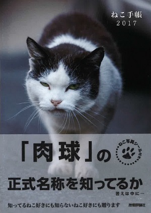 「ねこ手帳　2017」のカバー画像