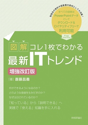 「【図解】コレ1枚でわかる最新ITトレンド［増強改訂版］」のカバー画像