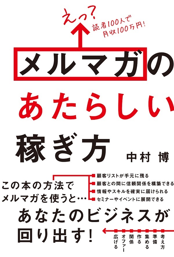 「えっ？ 読者100人で月収100万円！ メルマガのあたらしい稼ぎ方」のカバー画像