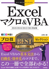［表紙］今すぐ使えるかんたんEx Excelマクロ＆VBA プロ技 BESTセレクション［2019/2016/2013/365対応版］