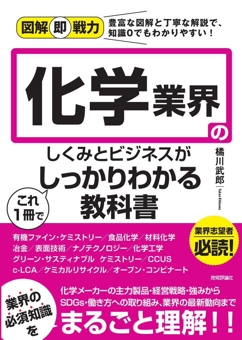 「図解即戦力
化学業界のしくみとビジネスがこれ1冊でしっかりわかる教科書」のカバー画像