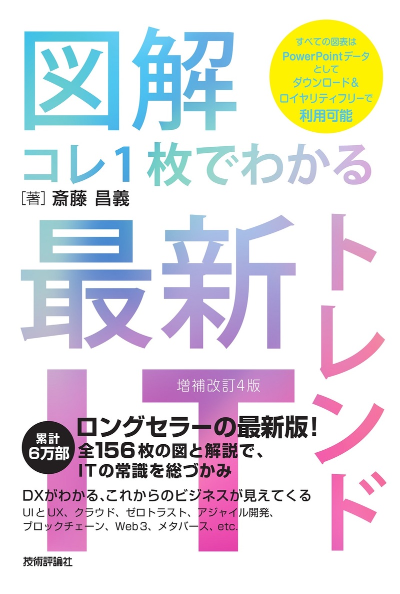「【図解】コレ1枚でわかる最新ITトレンド［増補改訂4版］」のカバー画像