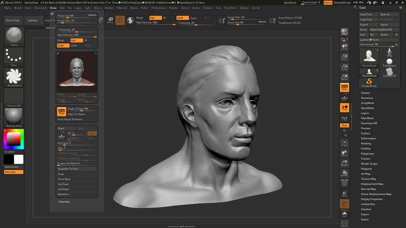 3Dモデリングが自由自在？ 定番スカルプトソフト「ZBrush」を使おう