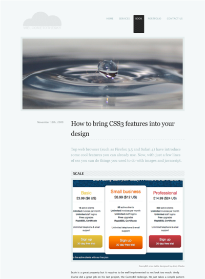 図1　CSS3の新機能をデザインに活かす方法
