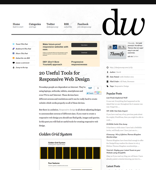 図2　レスポンシブWebデザインのための便利なツール各種