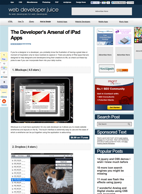 図4　Web制作者に役立つiPadアプリ