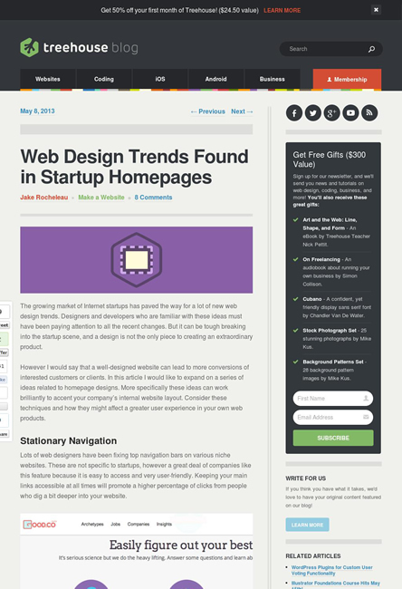 図1　スタートアップのサイトに共通するWebデザインのトレンド
