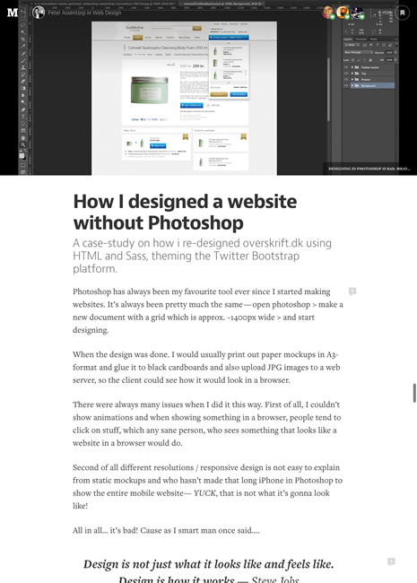 図3　Photoshopを使わずにWebデザインする方法