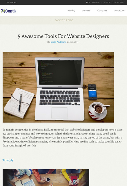 図5　Webデザイナーのための優れたツールを紹介