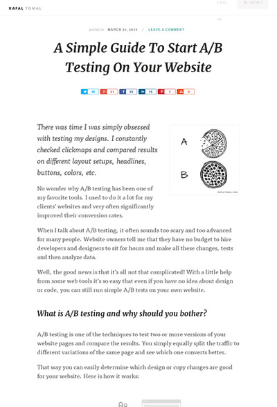 図1　WebサイトのA/Bテストを始めるためのヒント