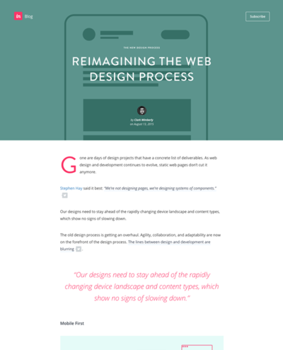 図1　Webデザインの新しいプロセスについて