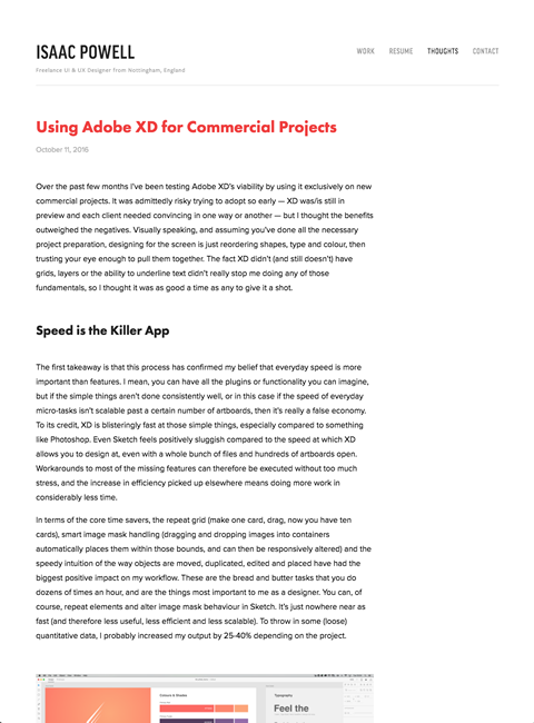 図5　Adobe XDは実際の仕事に使えるのかを考察