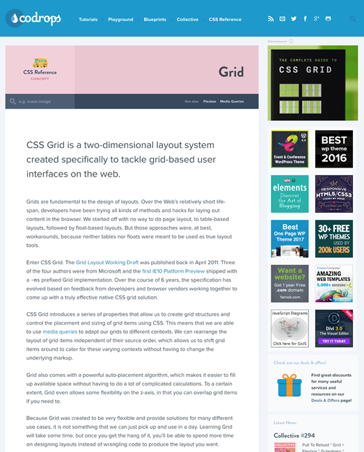 図2　CSS Grid Layoutの完全ガイド
