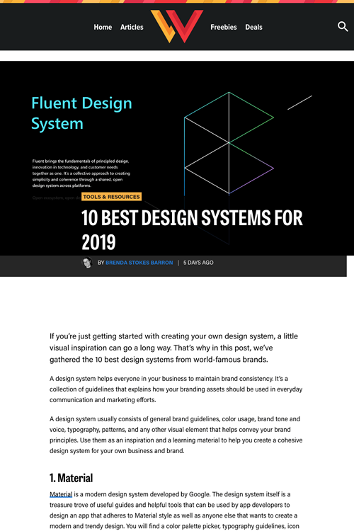 図3　デザインシステムを10種類紹介