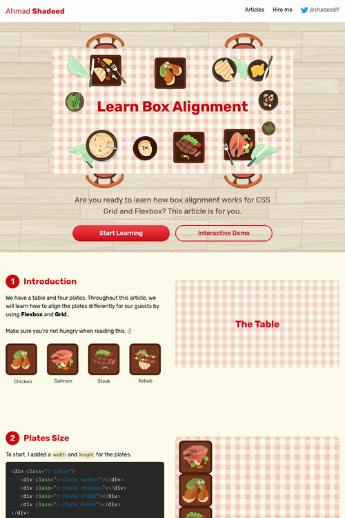 図4　CSSのFlexboxとGridによる要素の揃えを学習