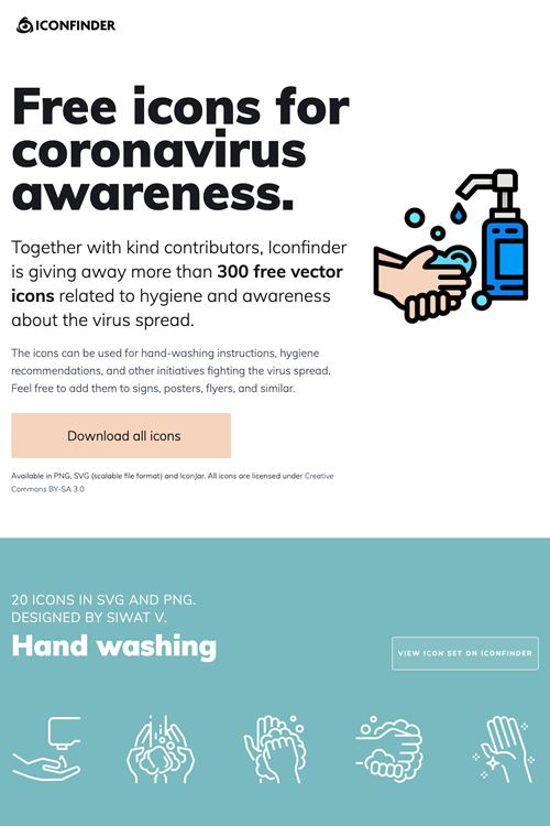 図5　新型コロナウイルス関連のアイコンいろいろ