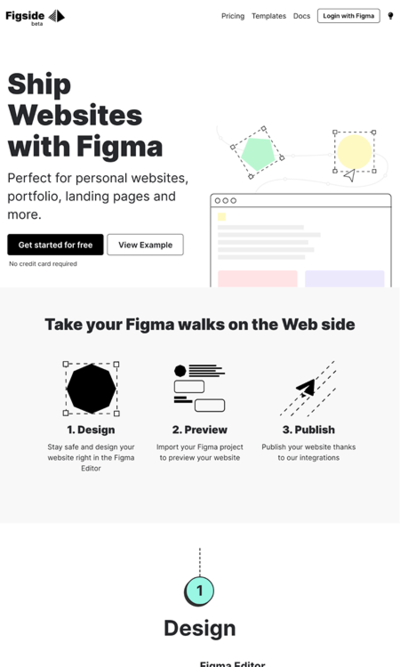 図6　FigmaのデザインをWebサイトに変換できるサービス