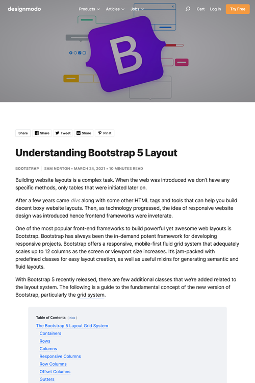 図3　Bootstrap 5でのレイアウト方法を解説